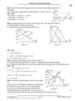 Bài tập về đồ thị của cđ thẳng đều