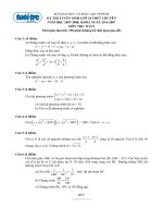 KỲ THI TUYỂN SINH LỚP 10 THPT CHUYÊN NĂM HỌC 2007-2008; KHÓA NGÀY 20-6-2007 MÔN THI: TOÁN