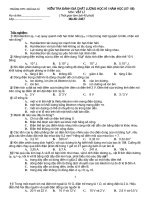 ĐỀ THI KSCL LÍ 11 CÓ ĐA