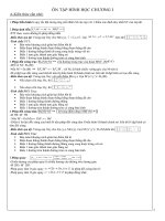 Ôn tập lí thuyết chương 1