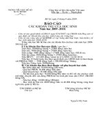 Báo Cáo Các Khoản Thu