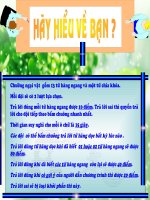 Trò chơi ô chữ (Sức khỏe là vàng)