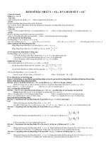 Chuyên đề : hàm số