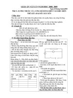 Giáo án Vật lý 9 kì I