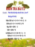 Tiết 23 Luyện tập