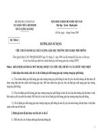 HƯỚNG DẪN SỬ DỤNG TIÊU CHUẨN ĐÁNH GIÁ CHẤT LƯỢNG GIÁO DỤC TRƯỜNG THPT