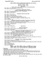 Tiết 1 Giáo án sinh hoc 10 CB