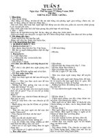 Giáo án Lớp 4 Tuần 5 - Đinh Quang Hùng