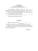 Quyết định kỉ luật hs