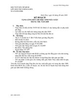 KẾ HOẠCH TẶNG LỒNG ĐÈN TRUNG THU 2009