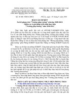 Báo cáo sơ kết công tác 