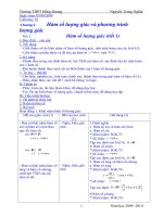 GIÁO ÁN ĐẠI SỐ 11 CB TIẾT 1-12