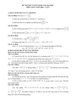 de thi thu dai hoc(cuc hay)