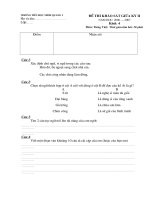 De KSCL giua hoc ki I