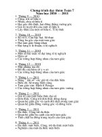 Kế hoạch dạy thêm Toán 7