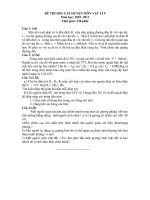 ĐỀ THI HSG VẬT LÍ 9