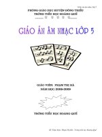 GA âm nhạc lớp 5