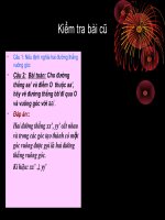 Tiết 05. GÓC TẠO BỞI MỘT ĐƯỜNG THẲNG CẮT HAI ĐƯỜNG THẲNG