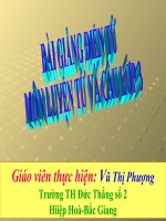 LTVC tuần 28: Nhân hóa ...