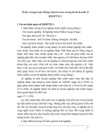 Thực trạng hoạt động thanh toán trong kinh doanh ở XNDPTW I