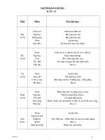 Giáo án lớp 3 tuần 6