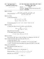 đề thi đáp án toán quảng nam 2010
