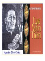 Lục Vân Tiên gặp nạn (tiết 1)