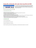 Hướng dẫn cài đặt phần mềm ngăn chặn trang Web xấu DWK