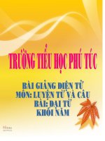 Lyuện từ và câu - Đại từ