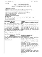 §1: CHƯƠNG TRÌNH BẢNG TÍNH LÀ GÌ?