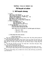 Kế hoạch bộ môn văn 6