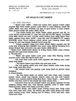 Kế hoạch chủ nhiệm 09-10