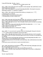 kiểm tra 15 phút hkI lóp 10 A - 2009-2010