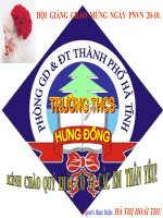 Hội giảng chào mừng ngày PNVN- tiết 7-Mt 8