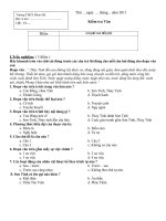 Tiết 28 : kiểm tra văn