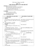 Bai: Chia so do thoi gian