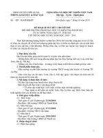 KẾ HOẠCH TRIỂN KHAI CHUYÊN ĐỀ - CẤP THCS