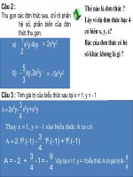 Bai 4- Don thuc dong dang