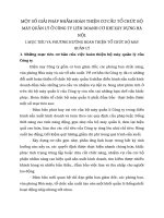 MỘT SỐ GIẢI PHÁP NHẰM HOÀN THIỆN CƠ CẤU TỔ CHỨC BỘ MÁY QUẢN LÝ Ở CÔNG TY LIÊN DOANH CƠ KHÍ XÂY DỰNG HÀ NỘI