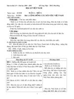 Giáo án Địa 9 cả năm mới