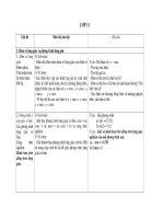 Chuẩn kiến thức-kỹ năng Toán 11 CTNC