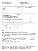 Đề thi HKII môn toán 7
