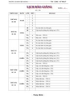 Môn THỦ CÔNG - KĨ THUẬT THÁNG 10