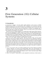 First Generation (1G) Cellular Systems