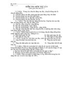 Đề kiểm tra Vật lý 8 ( 8 tuần HK 1)