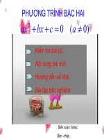 Phương trình bậc hai