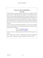 BÁO CÁO BỘ PHẬN