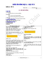 Giáo án Hình học 6 (HKII)