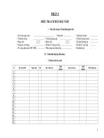 SỔ THEO DÕI BÁO CÁO THONG TIN ĐỊNH KÌ CỦA GVCN LỚP NH 2010-2011