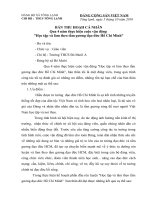 Bản Thu Hoạch Tâm Gương ĐĐ HCM